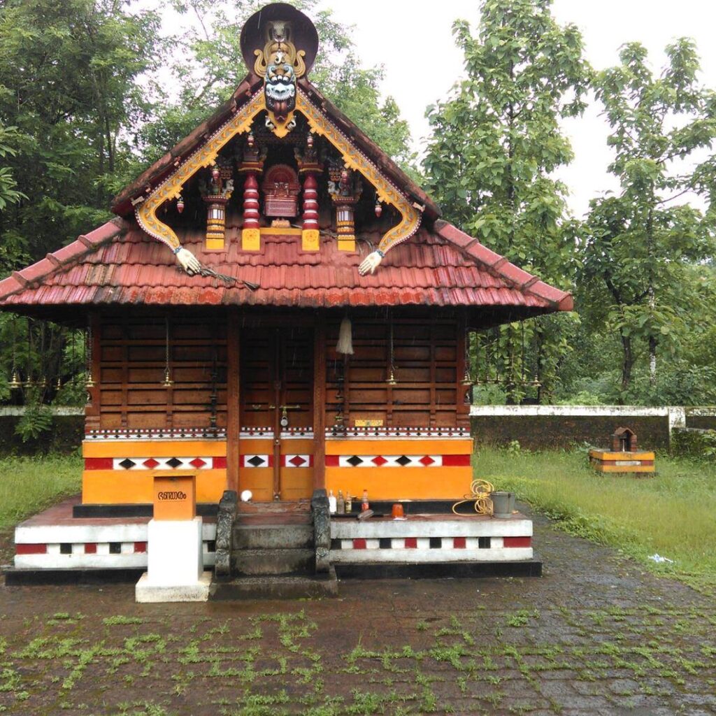 A local temple aka Kavu in Kannur, where the Theyyam folklore are performed. Experience By Moksha Stories