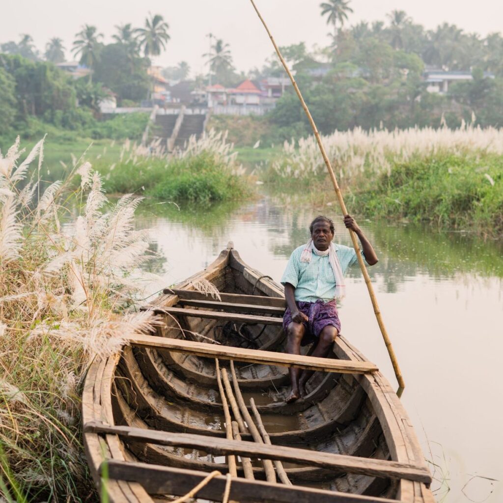 Last boat operator along River Nila