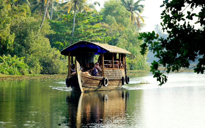 Alleppey back water cruise.