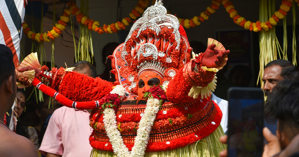 Vishnumuthy Theyyam of North Kerala.