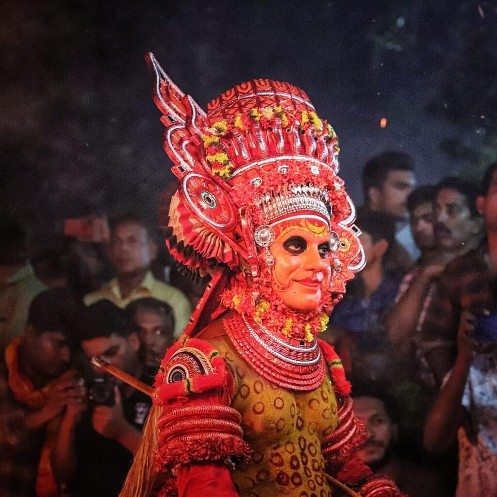 Theyyam is one of the ancient folk performances of Kerala.