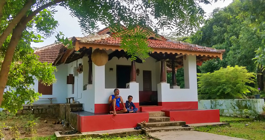 Experience a traditional homestay in Kerala.