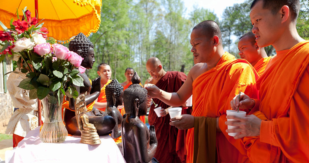 Khmer monks in Cambodia